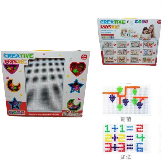 Jeu Creative Mosaic En Plastique Lesjouets Ma