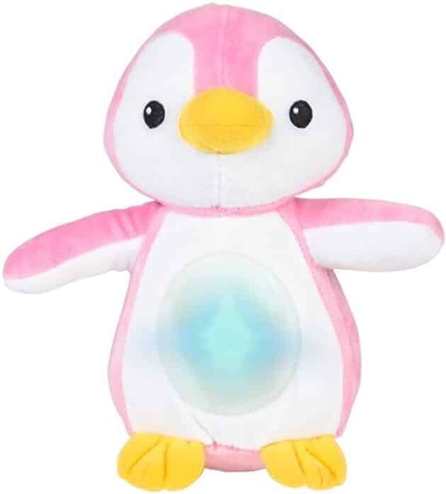 Pingouin Light-up lumineux et musical / Rose - Winfun