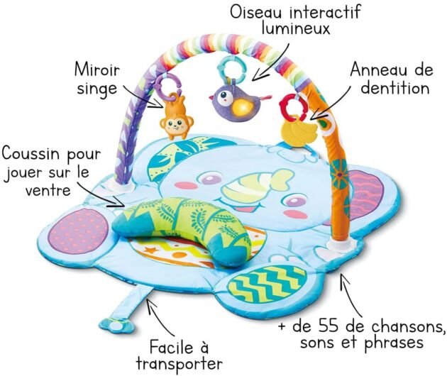 Mon Tapis Musical Éléphanteau Évolutif / 0-3 Ans – Vtech