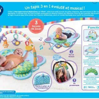 Mon Tapis Musical Éléphanteau Évolutif / 0-3 Ans – Vtech