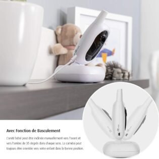 Babyphone Vidéo avec Écran Ecoute-Bébé TFT - Reer