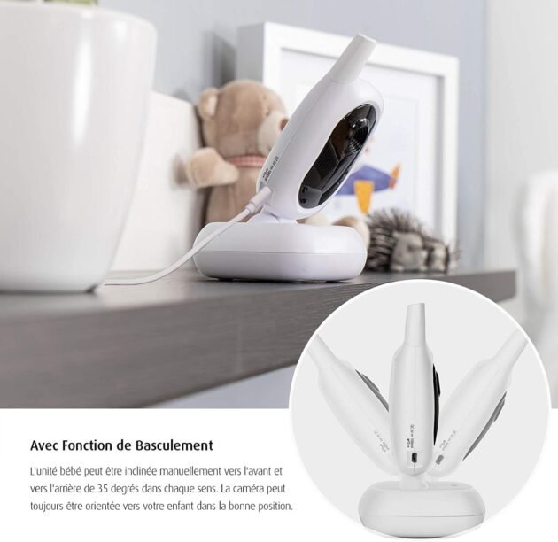 Babyphone Vidéo avec Écran Ecoute-Bébé TFT - Reer