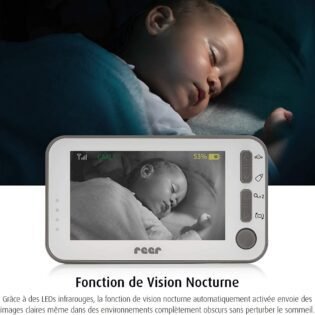 Babyphone Vidéo avec Écran Ecoute-Bébé TFT - Reer