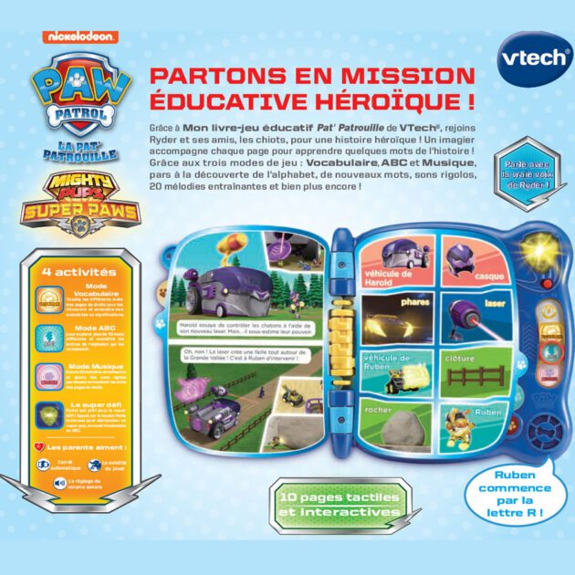 Pat Patrouille Mon livre jeu éducatif - Vtech – Image 6