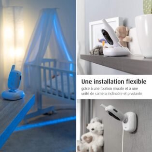 Babyphone Vidéo avec Écran Ecoute-Bébé TFT - Reer