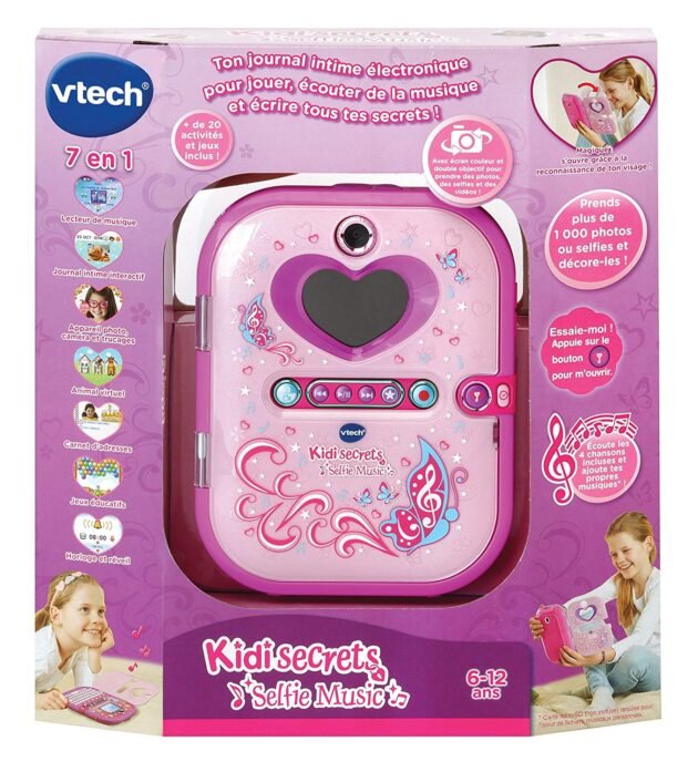 91z0gis0aql._sl1500_.jpg Vtech : KidiSecrets Selfie Music rose