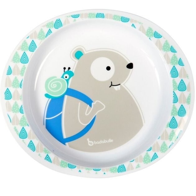 badabulle : Coffret repas Castor bleu