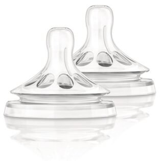 Avent : 2 Tétines natural - 6M+ pour liquide épais
