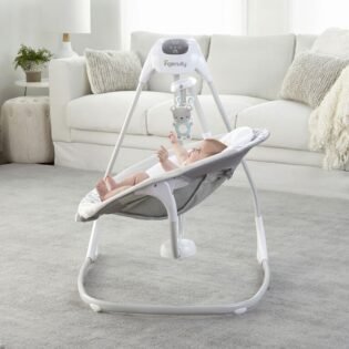 balancoire-ingenuity_2.jpg Transat Rocker-Napper 3 en 1 Gris/Noir – TINY LOVE