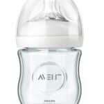 Avent : Biberon Natural en Verre anti-colique 1M+ 240 ml