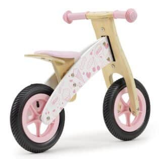 Draisienne en bois Rose- Eurekakids
