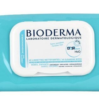 BIODERMA ABCDERM -H2O Lingettes nettoyantes - 60 pcs