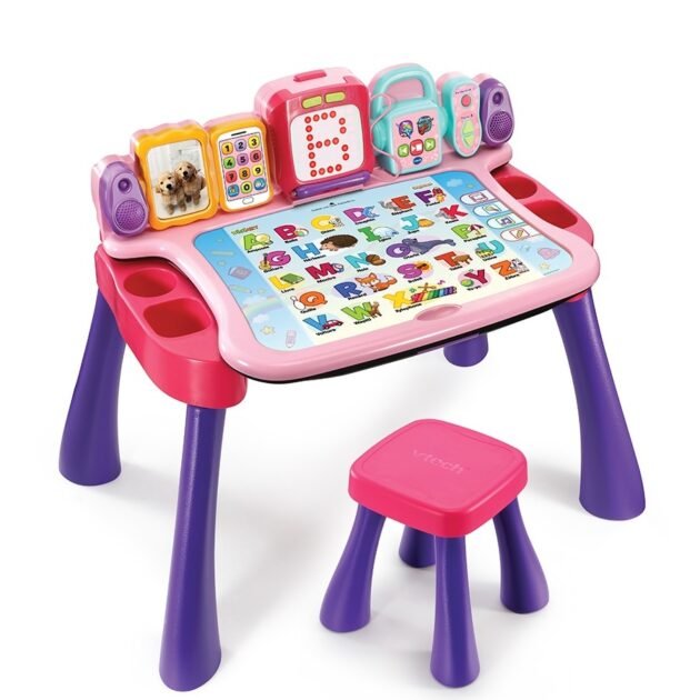 Magi bureau interactif 4 en 1 Rose - Vtech