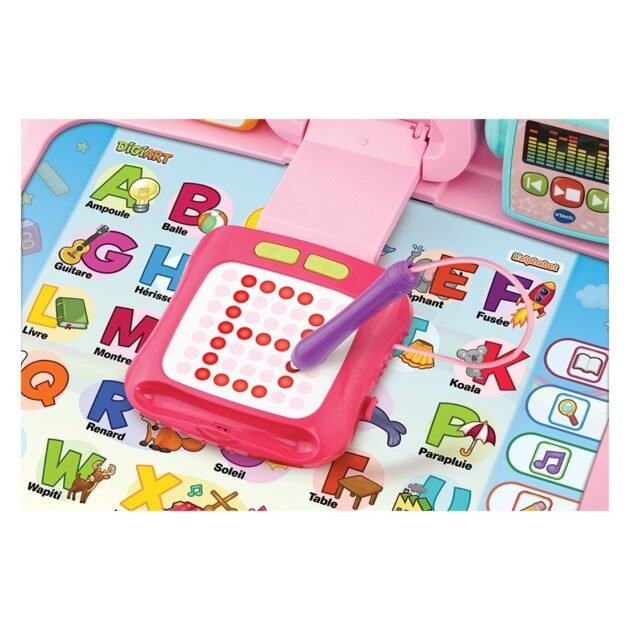 Magi bureau interactif 4 en 1 Rose - Vtech