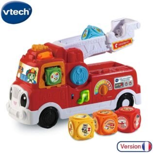 Camion Caserne de Pompiers, échelle, camion, hélicoptère - Vtech
