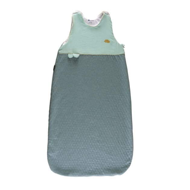 Douillette réglable hiver jersey vert- Candide