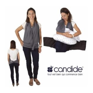 Top D'allaitement Gris Anthracite - Candide