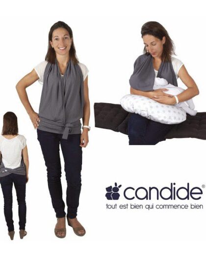 Top D'allaitement Gris Anthracite - Candide