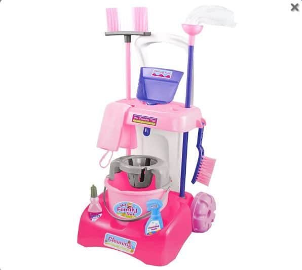 Chariot de nettoyage pour enfants.