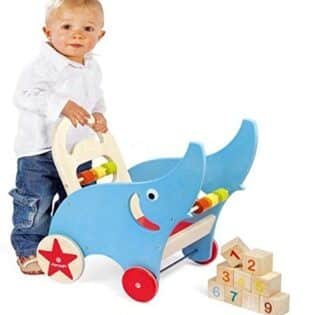 Chariot de marche Elphy Push'N Roll - Janod