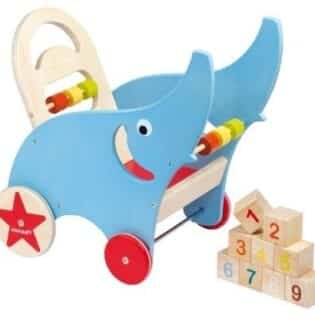Chariot de marche Elphy Push'N Roll - Janod