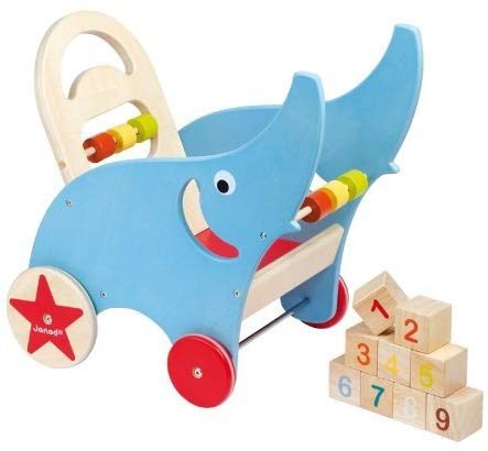 Chariot de marche Elphy Push'N Roll - Janod