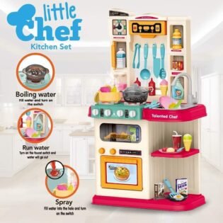 Cuisine Talented chef 65pcs - Rouge