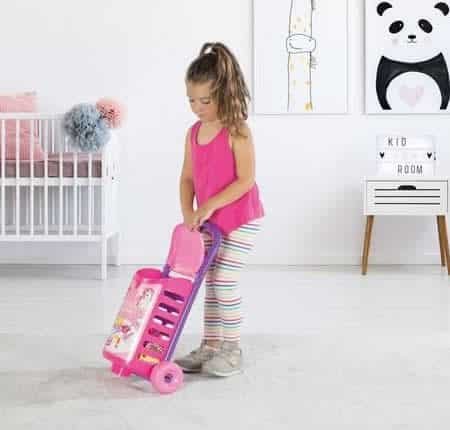 Chariot Unicorn avec set de cuisine - Dolu