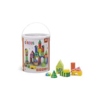 CUBES EN BOIS CIRCUS - Eurekakids
