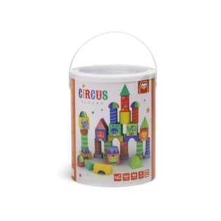 CUBES EN BOIS CIRCUS - Eurekakids