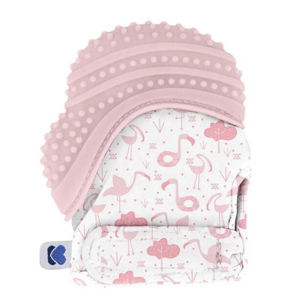 Gant de dentition Flamingo Pink - Kikkaboo