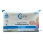 Lingettes bébé à l'eau 100% naturelles - Gilbert