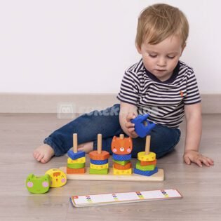 GEO STACKING ANIMALS CIRCUS- Eurekakids