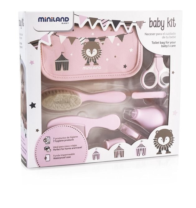 Trousseau de Soins Baby Kit Rose 0m+ - Miniland