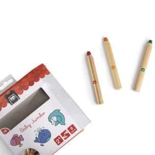 Crayons de couleur à bouts arrondis - 24m+- Eurekakids
