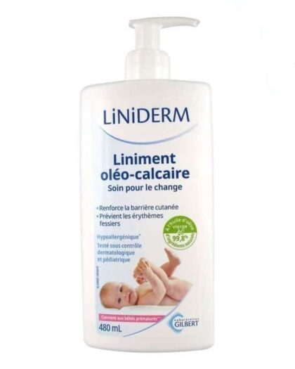 Gilbert Liniment Liniderm Oléo-Calcaire Pompe - 480 ml