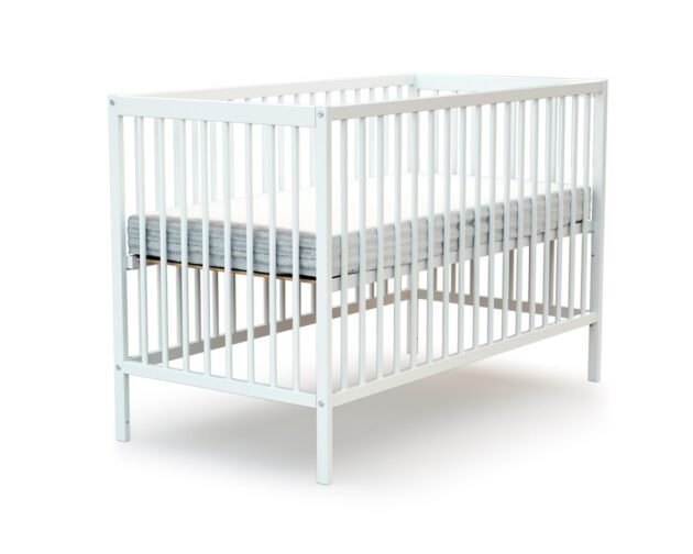 lit_bois_blanc.jpg Lit Bébé 60x120 ESSENTIEL Blanc