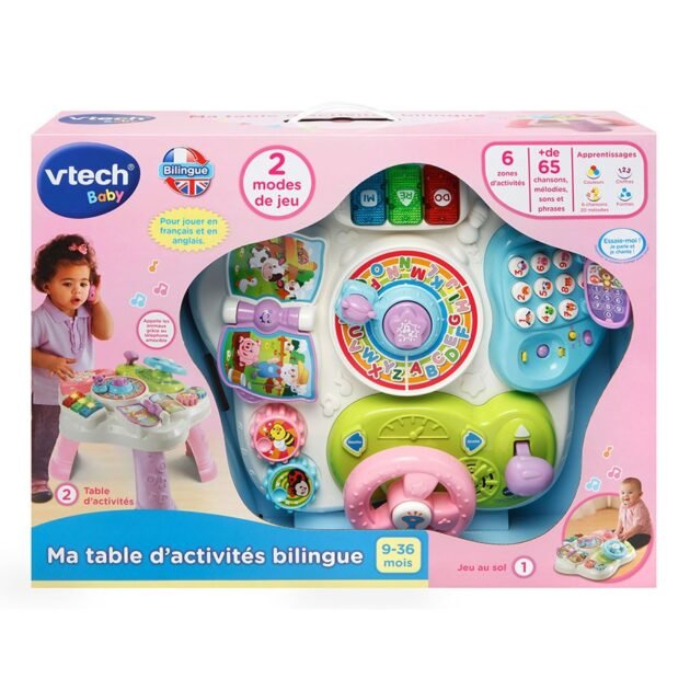 Ma table d'activités bilingue (rose) - Vtech