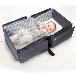 new-baby-travel-doomoo-basics-dark-grey4.jpg Sac de voyage New Baby Travel 2en1 - Doomoo