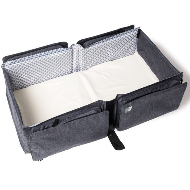 new-baby-travel-doomoo-basics-dark-grey5.jpg Sac de voyage New Baby Travel 2en1 - Doomoo