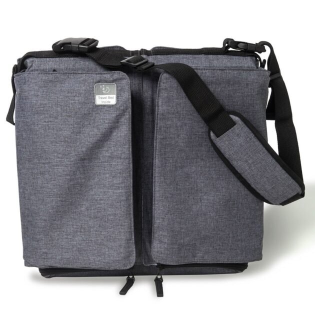 new-baby-travel-doomoo-basics-dark-grey6.jpg Sac de voyage New Baby Travel 2en1 - Doomoo
