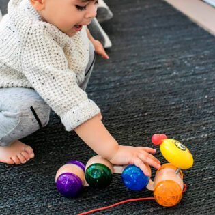 HAPE - Chenille à tirer- Eurekakids