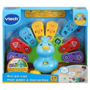 paon-jouet-vtech.jpg Arc-en-ciel mon paon à merveilles - Vtech