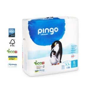 Couches écologiques réspirantes Pingo taille 5 (11-25KG) 36 Couches
