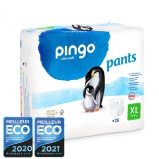 Couches pants culottes d’apprentissage maxi taille 6 (16KG+) sachet de 26 culottes - Pingo