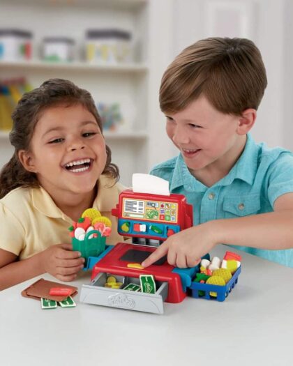 Caisse enregistreuse avec 4 pots de pâte à modeler - Play-doh
