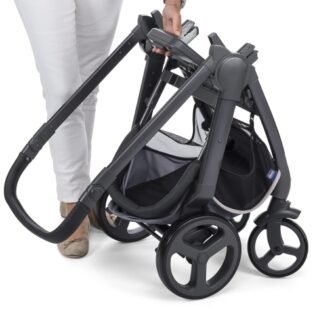 pliable-poussette.jpg Chicco - Pack poussette trio Style Go up Crossover - Pure black