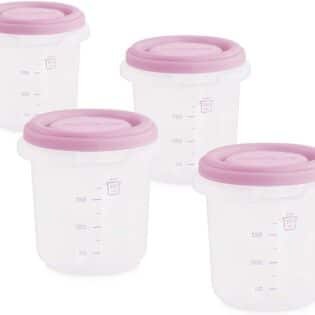 Set de 4 Pots de conservation Rose - Miniland