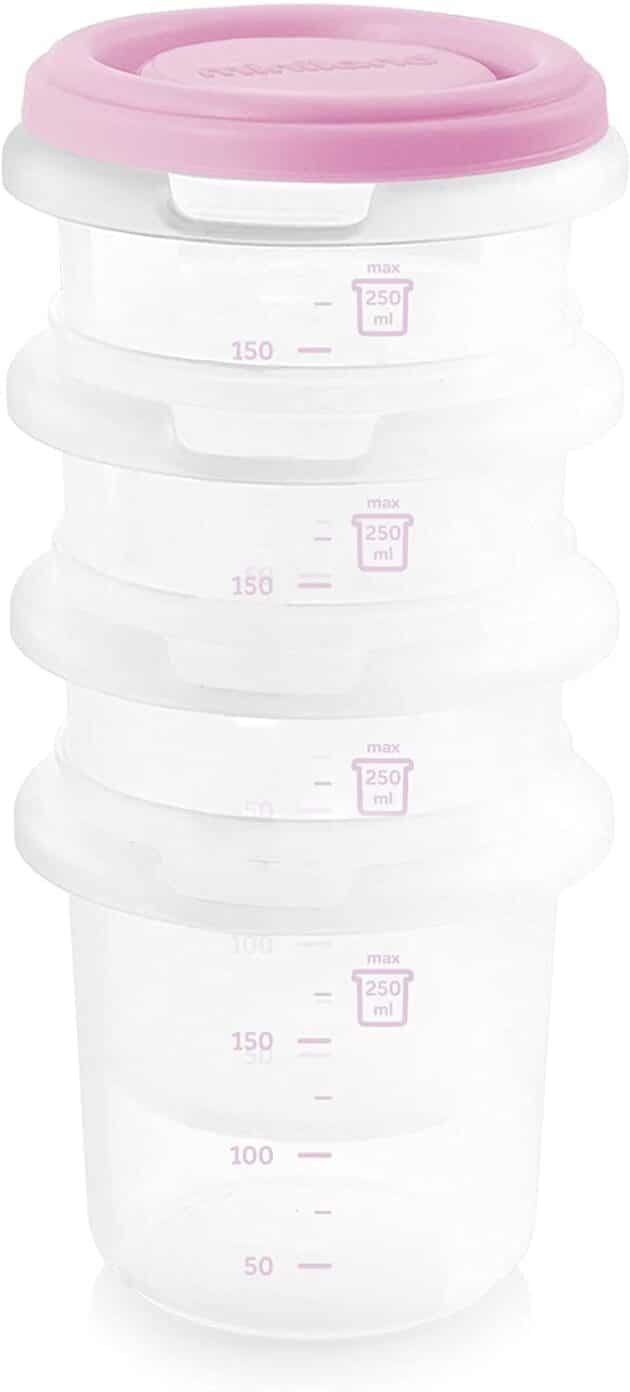 Set de 4 Pots de conservation Rose - Miniland