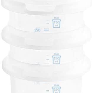 pots-repas-b_b_.jpg Set de 4 Pot de conservation Bleu - Miniland